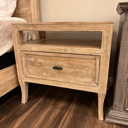 Sophia 29" Single Drawer Nightstand - Sand