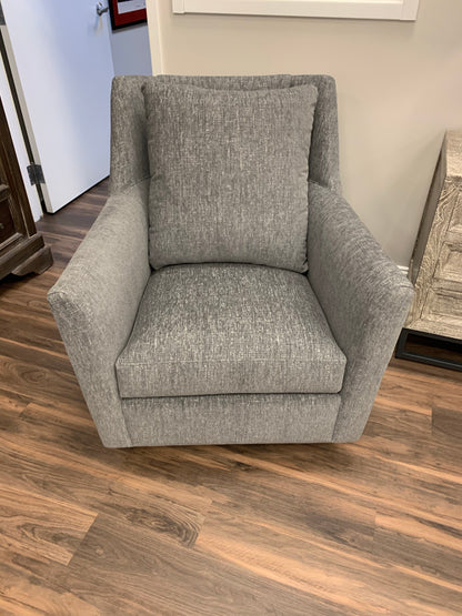 Tiffany 36" Express Ship Swivel Glider Chair - Sunbrella Gray Mirage - Classic Carolina Home