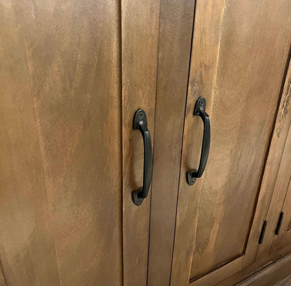 Ulysses 104" 8 Door Sideboard - Dark Ash