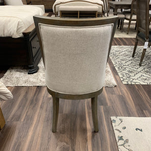Charlene 22" Upholstered Dining Chair - Almond + Driftwood - Classic Carolina Home