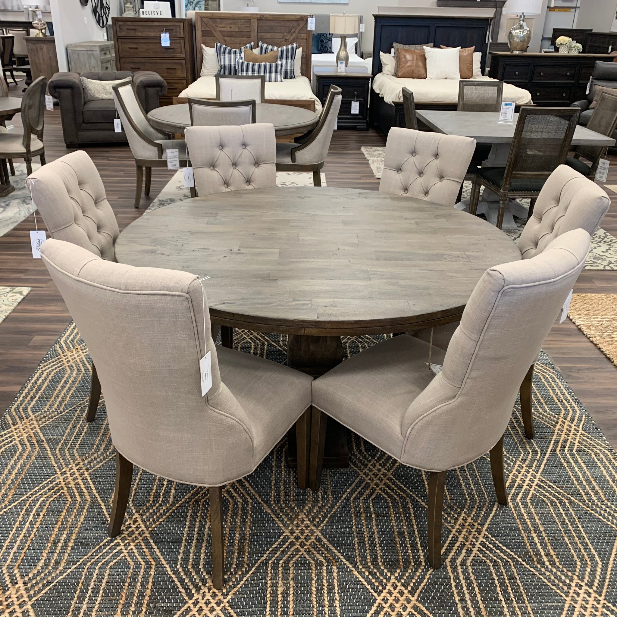 60 Inch Round Dining Table Set 60 Dining Room Table