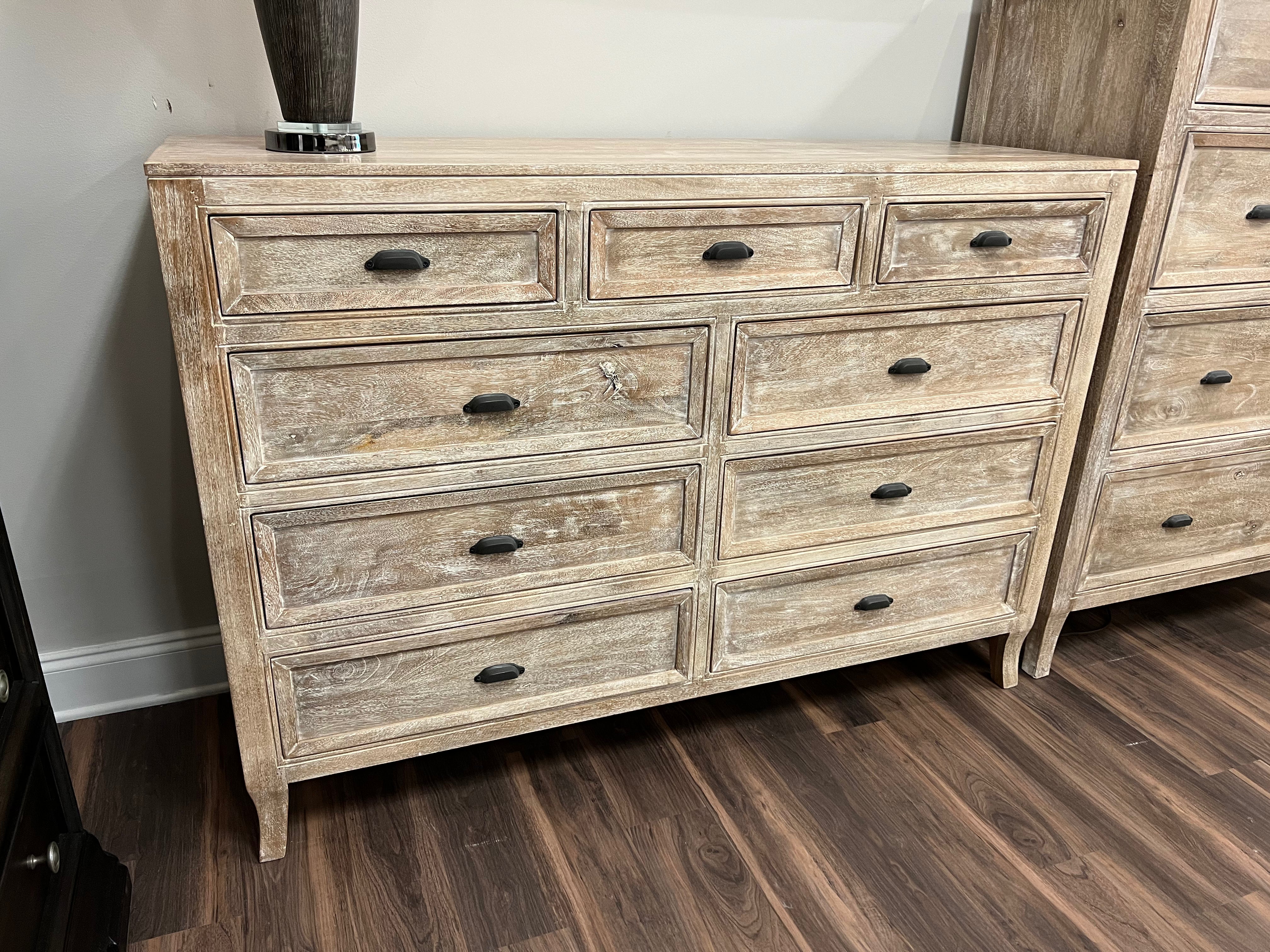 Sophia 60" 9 Drawer Dresser - Sand