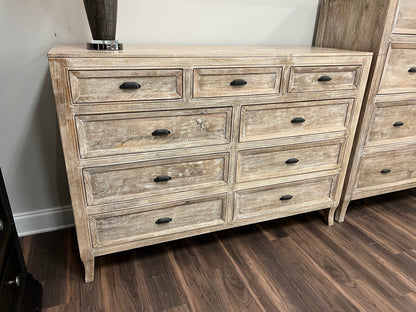 Sophia 60" 9 Drawer Dresser - Sand