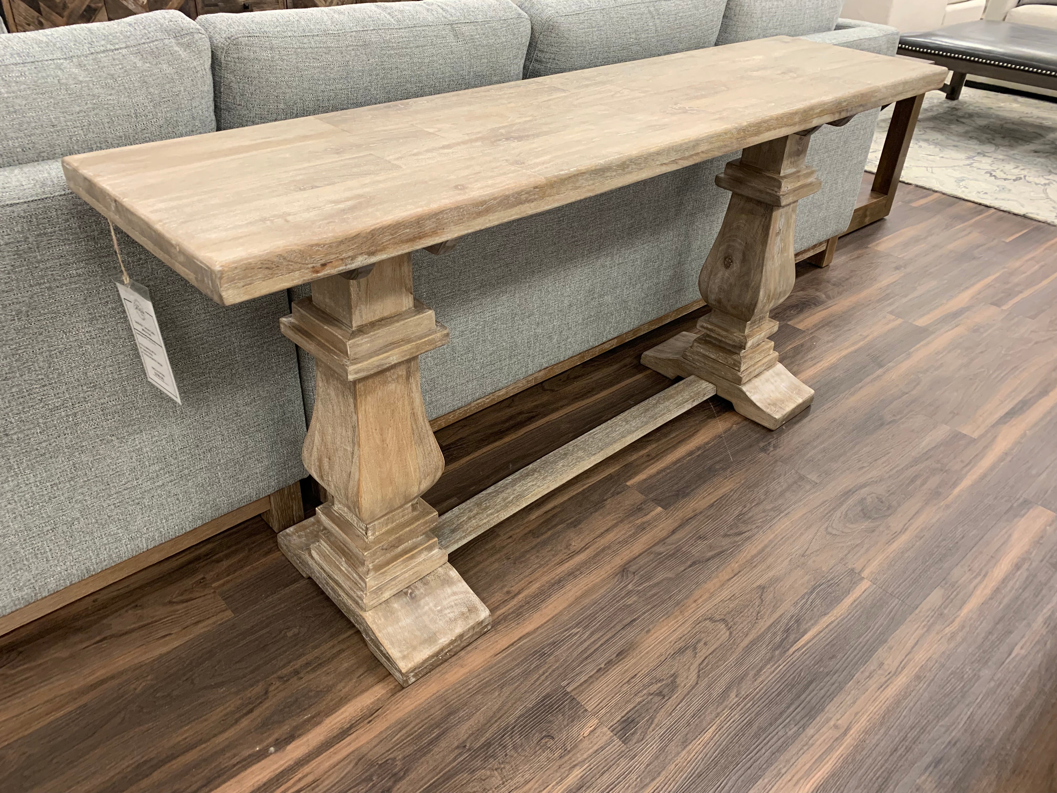 Sardis 63" Console Table - White Wash - Classic Carolina Home