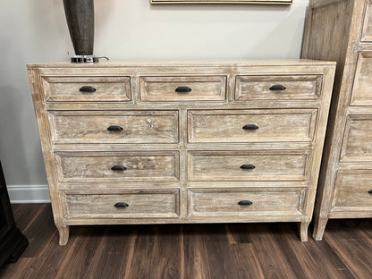 Sophia 60" 9 Drawer Dresser - Sand