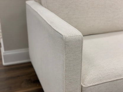 Jeremy Express Ship 85" 2 Cushion Sofa - Crypton Natural Linen