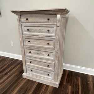 Alicia 32" 5 Drawer Chest - Washed Blanca