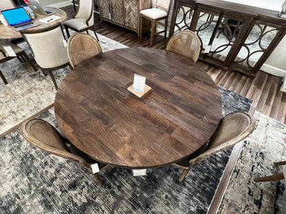 Sardis 53" Round Dining Table - Carbon