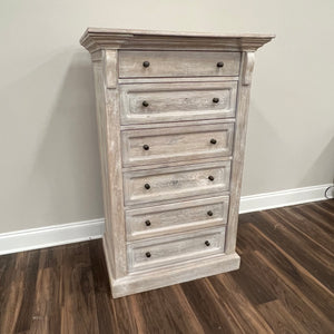 Alicia 32" 5 Drawer Chest - Washed Blanca