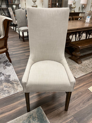Branson Dining End Chair - Natural Linen + Earth