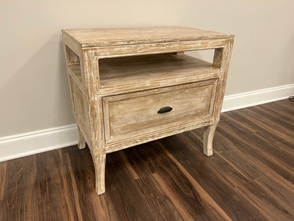 Sophia 29" Single Drawer Nightstand - Sand