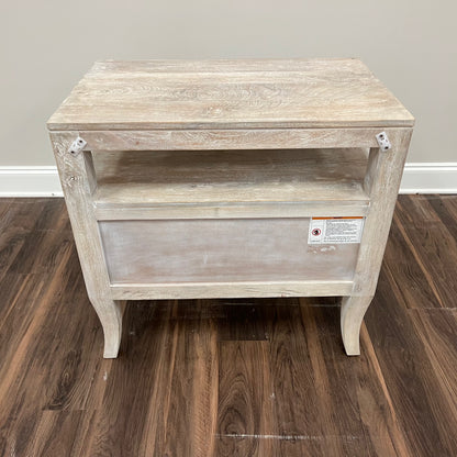 Sophia 29" Single Drawer Nightstand - Washed Blanca