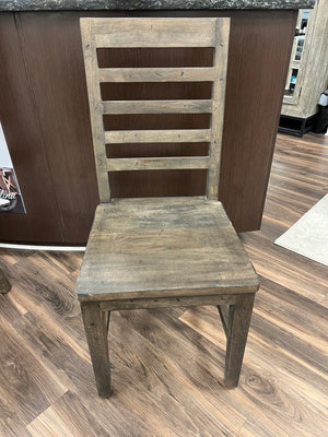 Matthew Slat Back Dining Chair - Distressed Natural