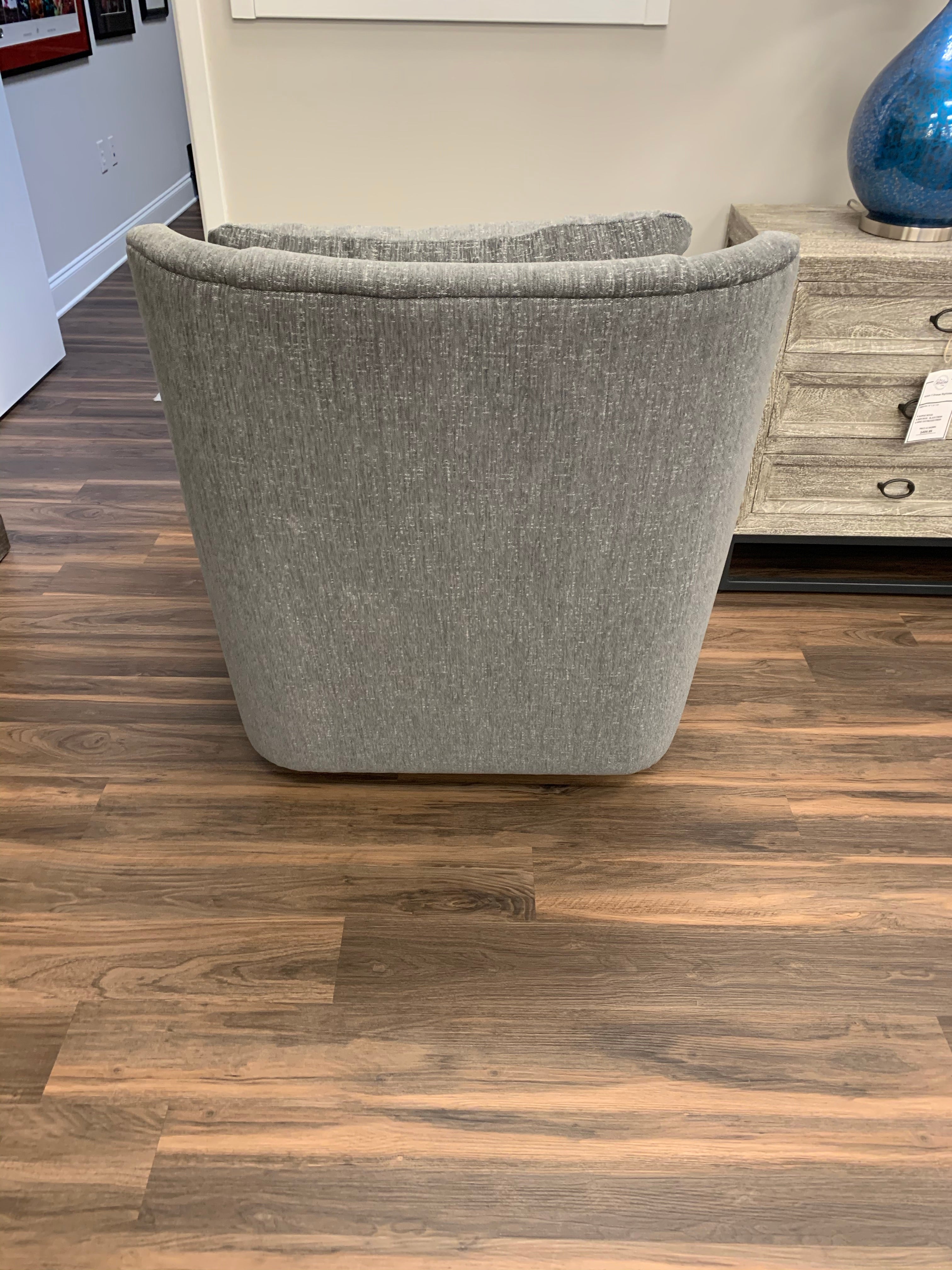 Tiffany 36" Express Ship Swivel Glider Chair - Sunbrella Gray Mirage - Classic Carolina Home