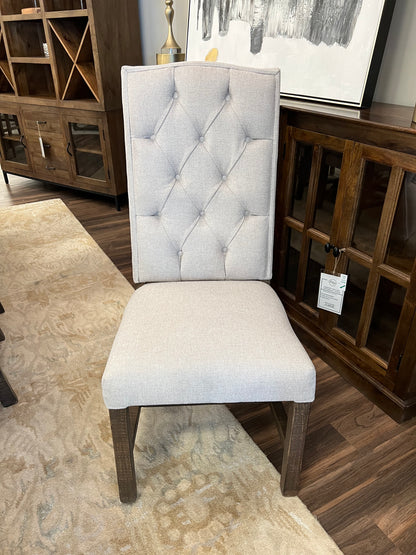 Morgan Tufted Dining Side Chair - Sand + Earth