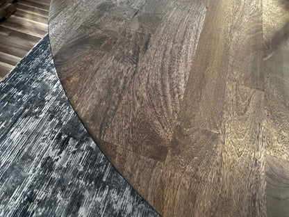 Sardis 53" Round Dining Table - Carbon