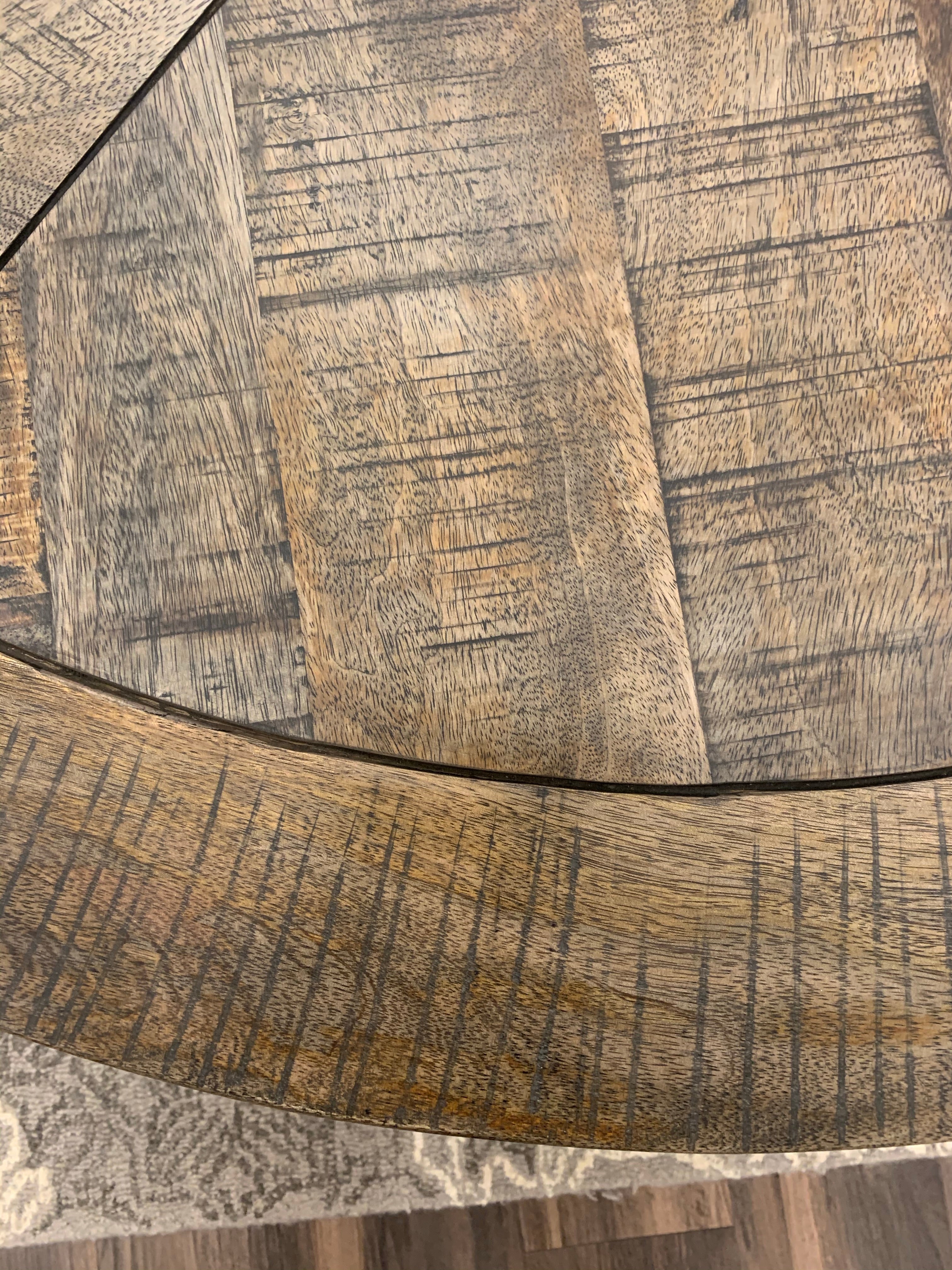 Gerard 48" Coffee Table - Natural + Iron - Classic Carolina Home