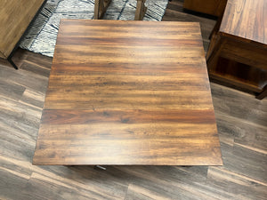 Hunter 40" Mahogany Square Coffee Table - Cocoa