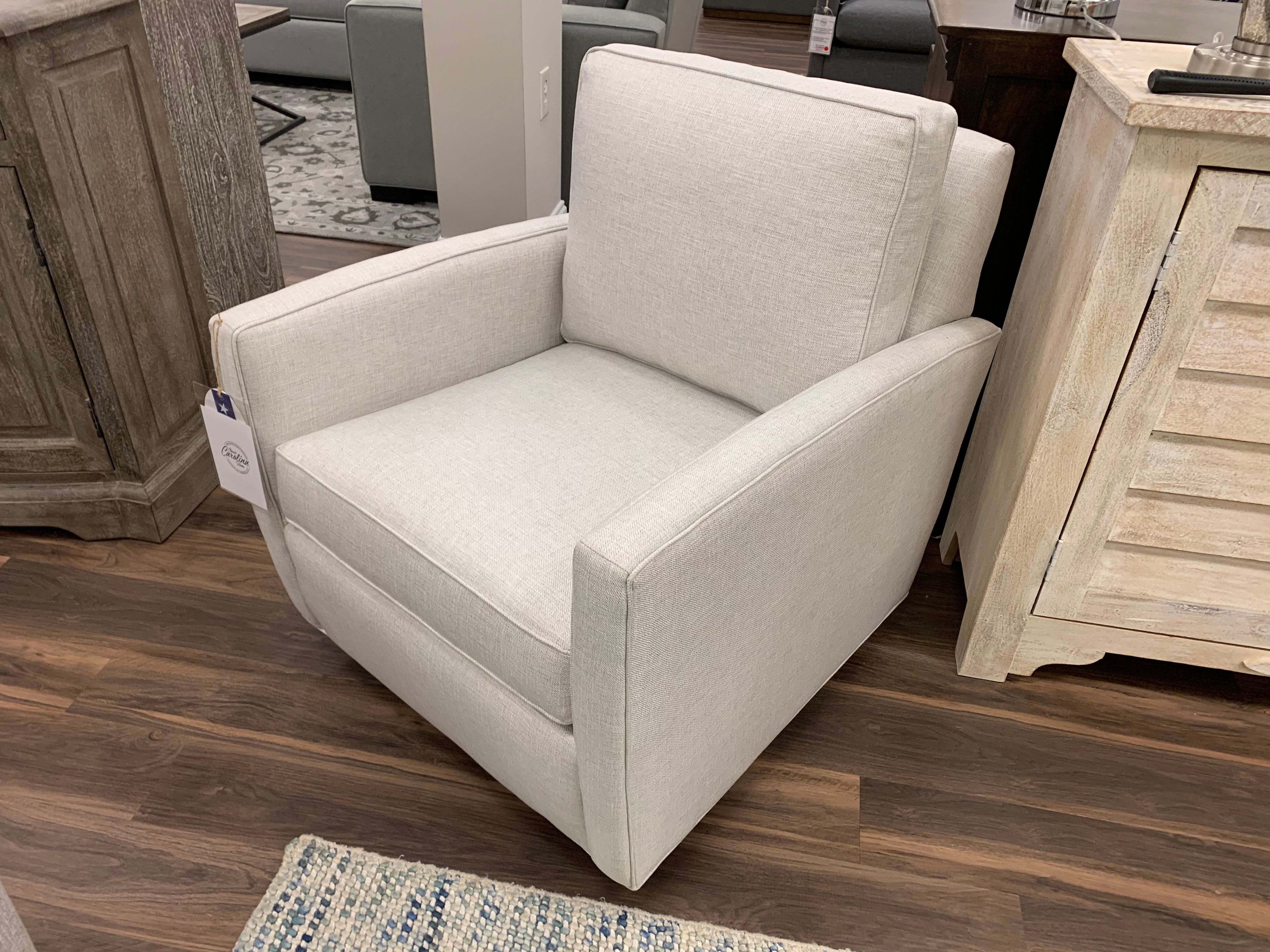 Matthew 30" Quick Ship Swivel Glider - Uptown Ivory - Classic Carolina Home