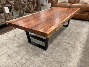 Fletcher 60" x 30" Guanacaste Live Edge Coffee Table - Classic Carolina Home