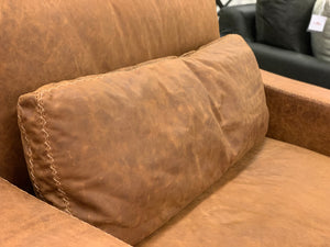 Leonardo 55" Top Grain Leather Chair & Half - Napa Maple