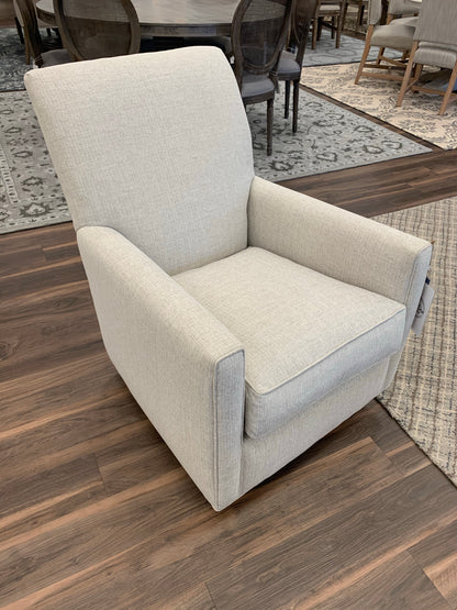 Marcy 30" Swivel Glider - Crypton Quicksilver - Classic Carolina Home