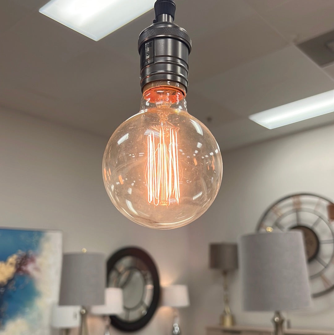 Edison Round 3" Squirrel Light Bulb - 40w