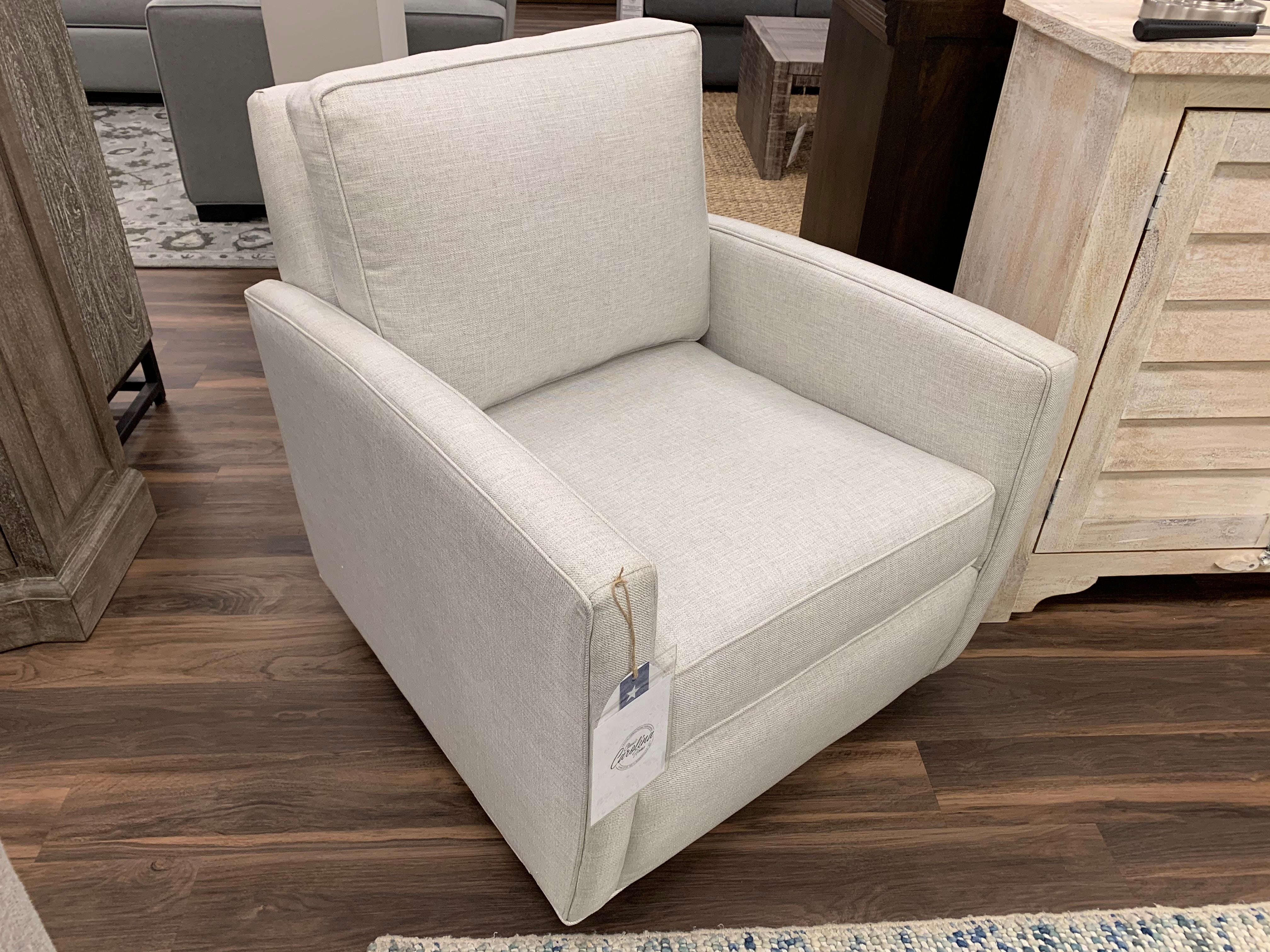 Matthew 30" Quick Ship Swivel Glider - Uptown Ivory - Classic Carolina Home