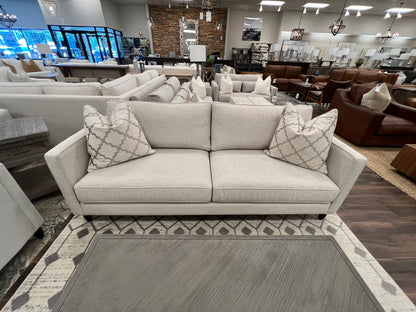 Jeremy Express Ship 85" 2 Cushion Sofa - Crypton Quicksilver