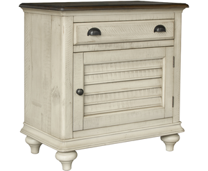Toccoa 29" Single Drawer Nightstand - Distressed Wheat