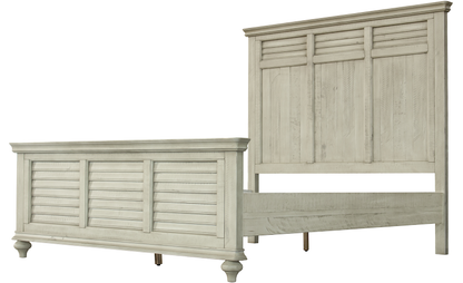 Toccoa 67" Queen Panel Bed - Distressed Wheat