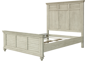 Toccoa Queen Panel Bed - Distressed Wheat