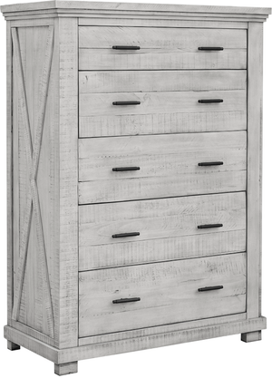 Henderson 40" 5 Drawer Chest - Country Gray - Classic Carolina Home