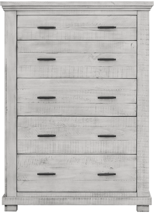 Henderson 40" 5 Drawer Chest - Country Gray - Classic Carolina Home