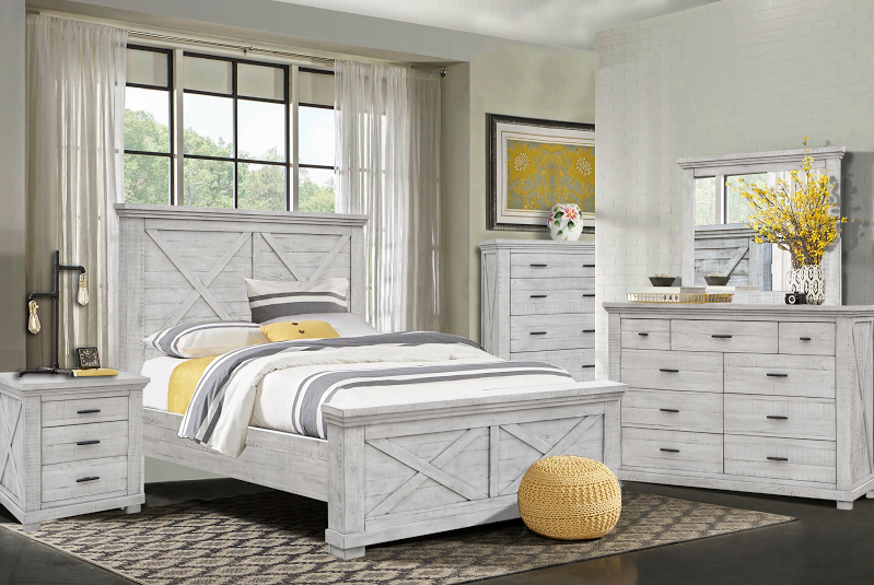Henderson King Bed - Country Gray - Classic Carolina Home