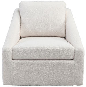 Millicent 33" Fleece Swivel Chair - Classic Carolina Home