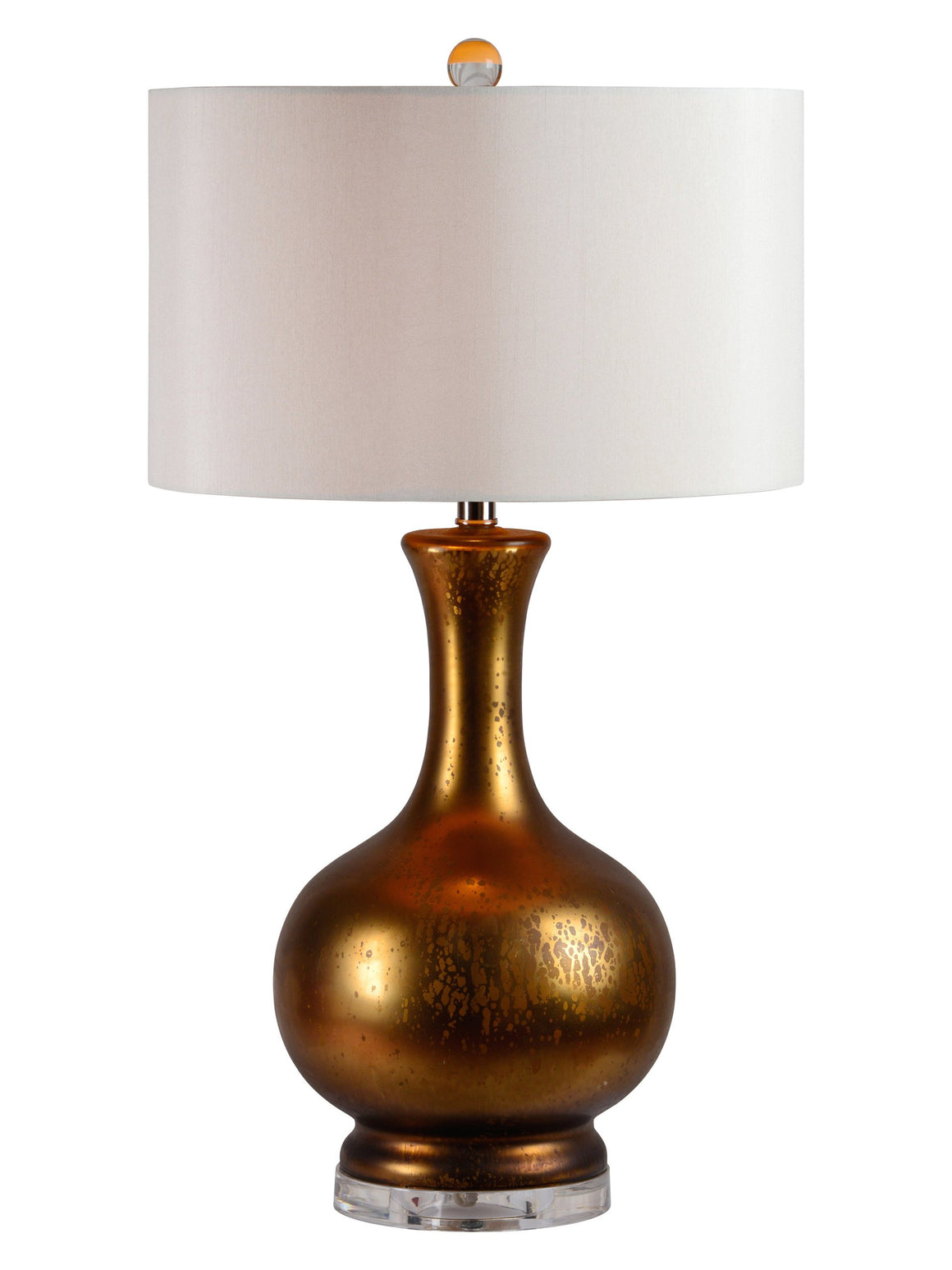 Cleopatra 29" Metallic Gold Mercury Table Lamp - Classic Carolina Home