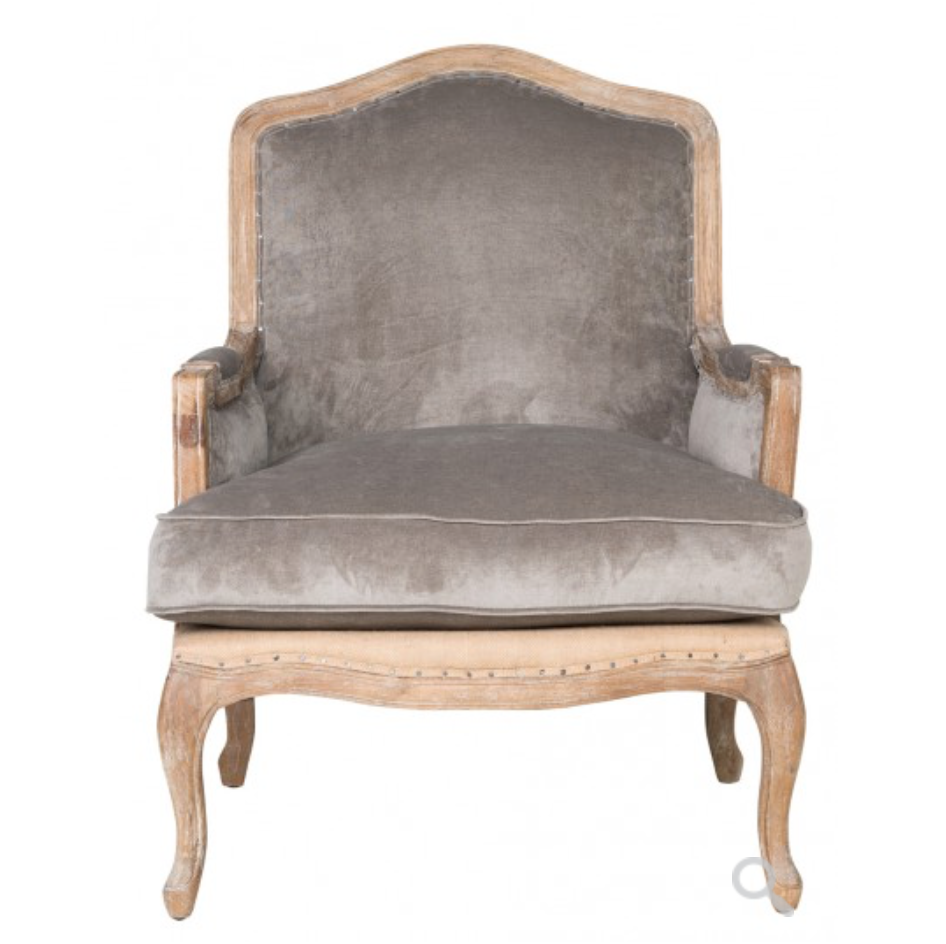 Blair Club Chair - Platinum - Classic Carolina Home