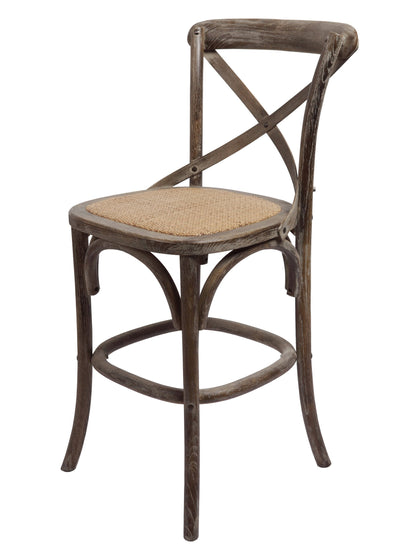 Barnett 24" X-Back Counter Stool - Classic Carolina Home