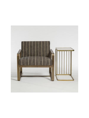 Kingdom Occasional Chair - Revere Dusk + Brass - Classic Carolina Home