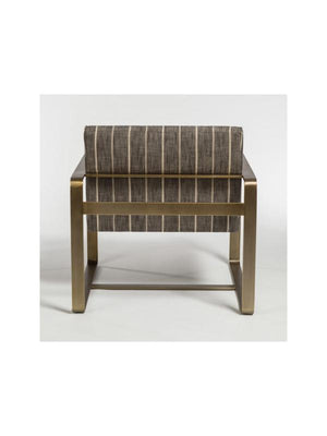 Kingdom Occasional Chair - Revere Dusk + Brass - Classic Carolina Home