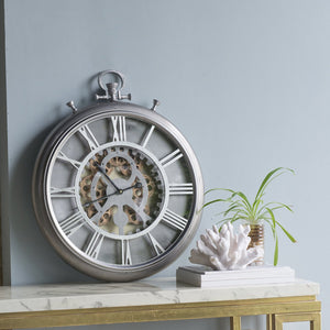 Hartford 24" Pocketed Gears Wall Clock - Classic Carolina Home