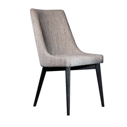 Nicole Oak Dining Chair - Stone + Onyx
